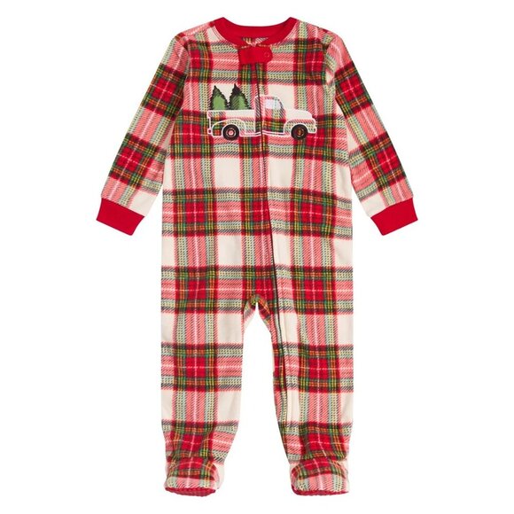 Eddie Bauer Family Holiday Pajama Baby One Piece 9M - Picture 4 of 5